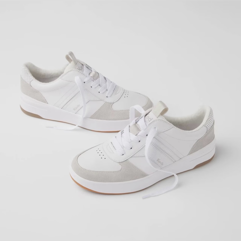 Keds The Court II Leather/Suede Lace Up Sneaker